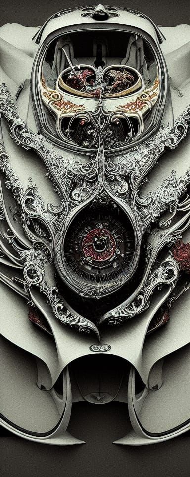 Hyperrealistic Tulips in Ornate Digital Art Style