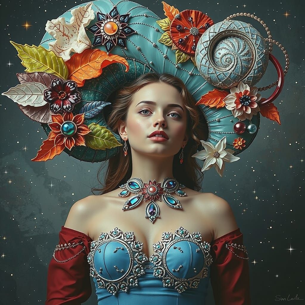 Surreal Glass Pillow in Hyperrealistic Style