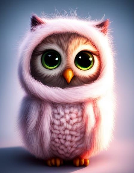 🦉Baby Fluffy Owl🦉