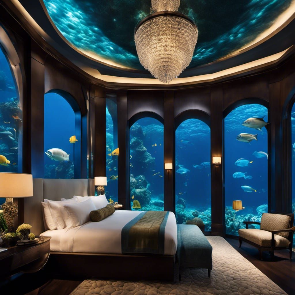 Atlantis Hilton Resort: Luxurious Underwater Bedroom