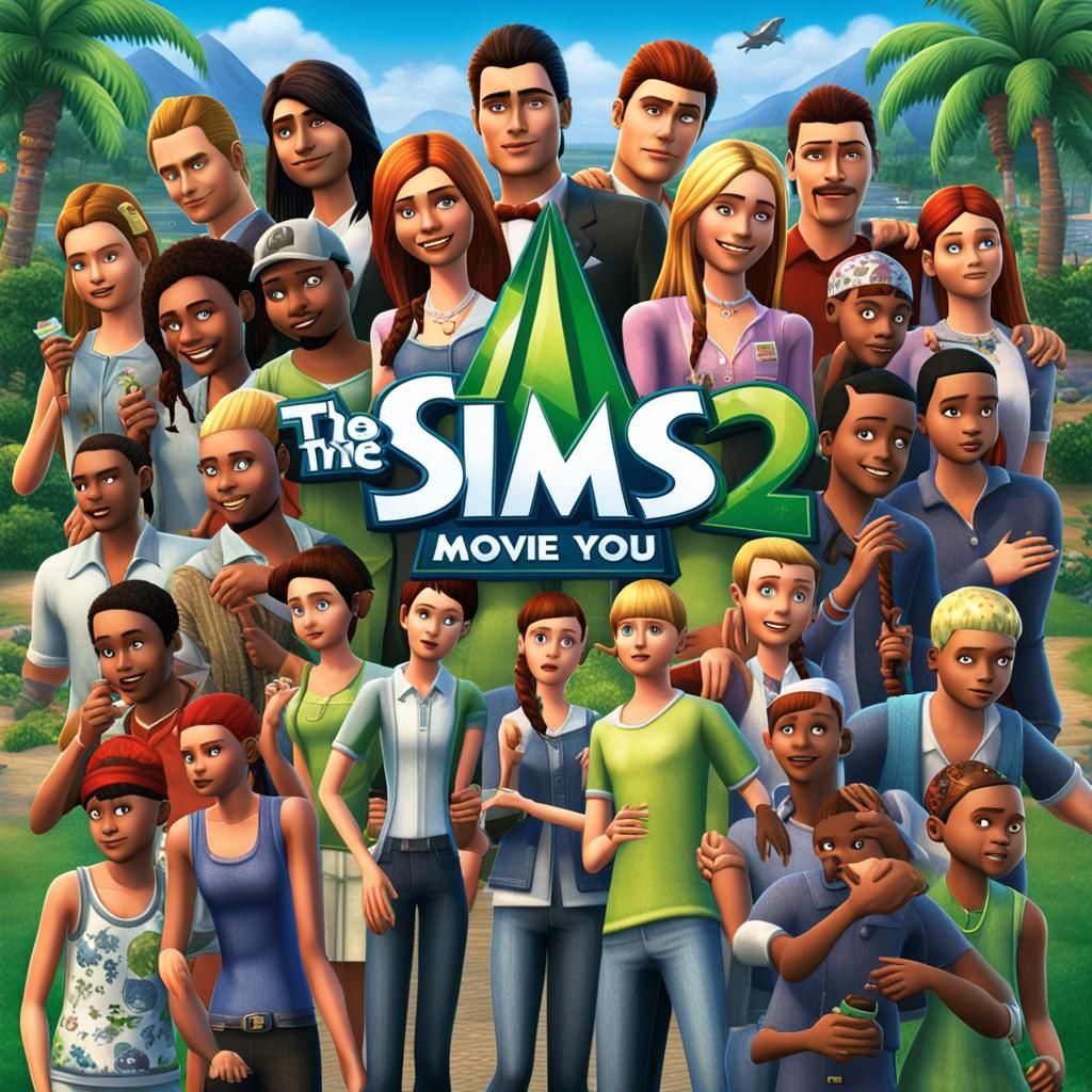 The Sims 2 Movie 2024 DVD Logo Design