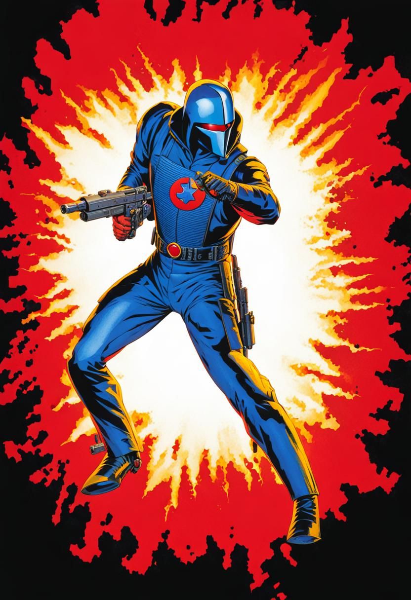 Cobra Commander AI Art