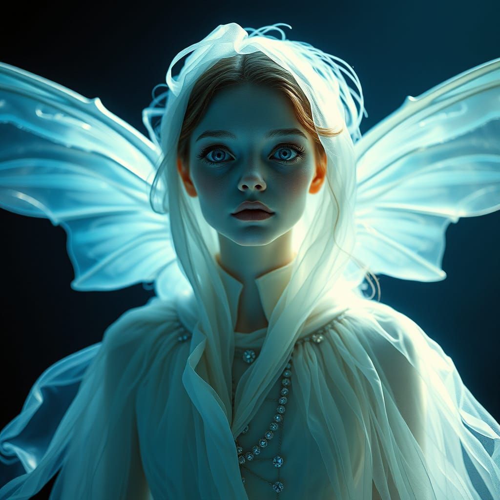 Portrait d'une créature féminine onirique