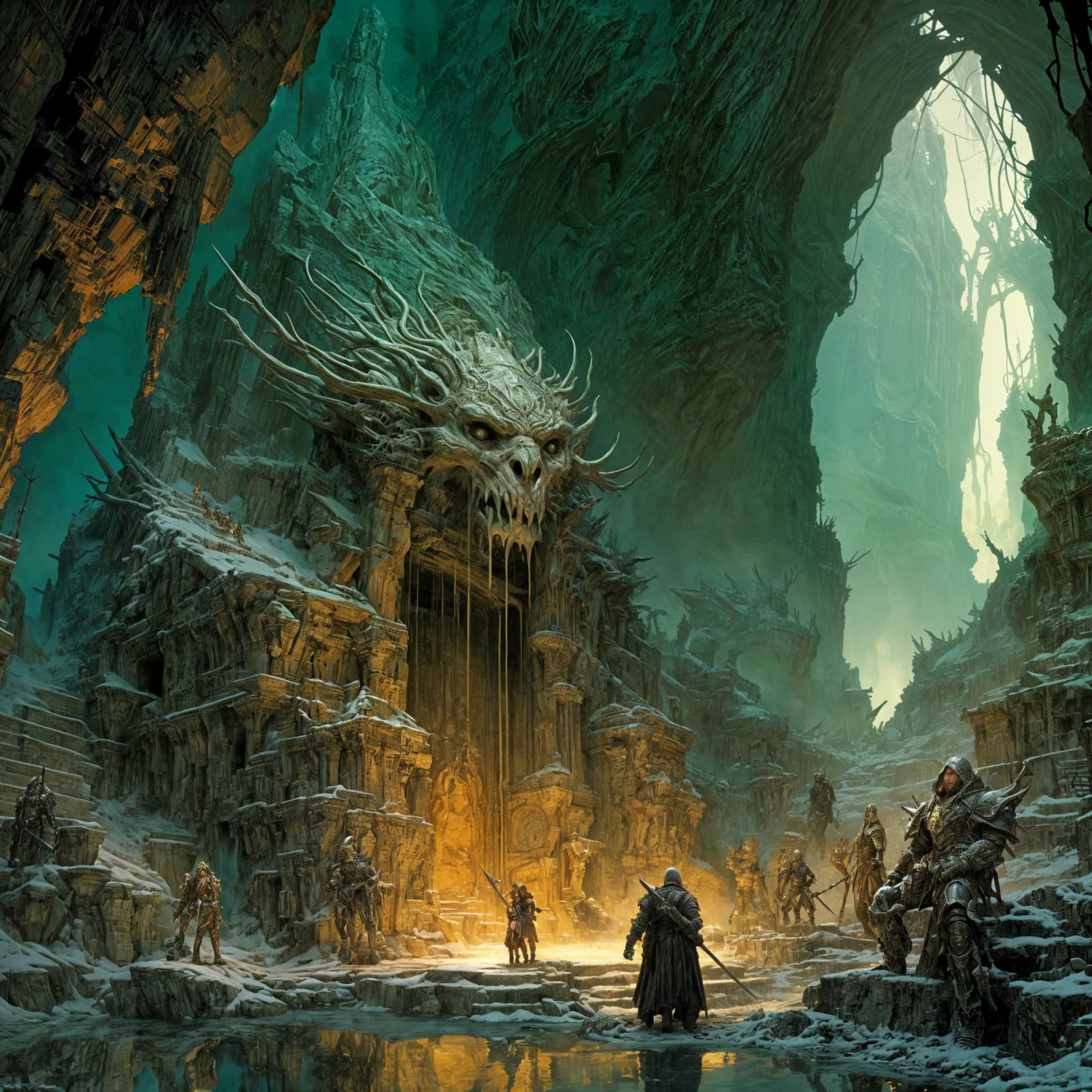 Elven Warrior Queen Imprisoned in Dwarf Cavern