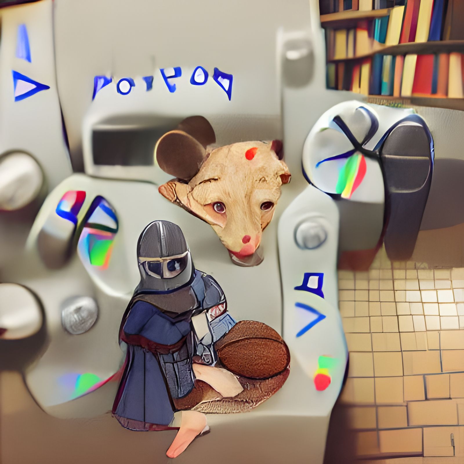 Medieval Playstation Console Concept Art