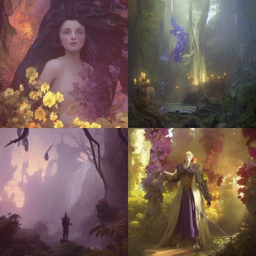 Whispering River: Dark Fantasy Concept Art