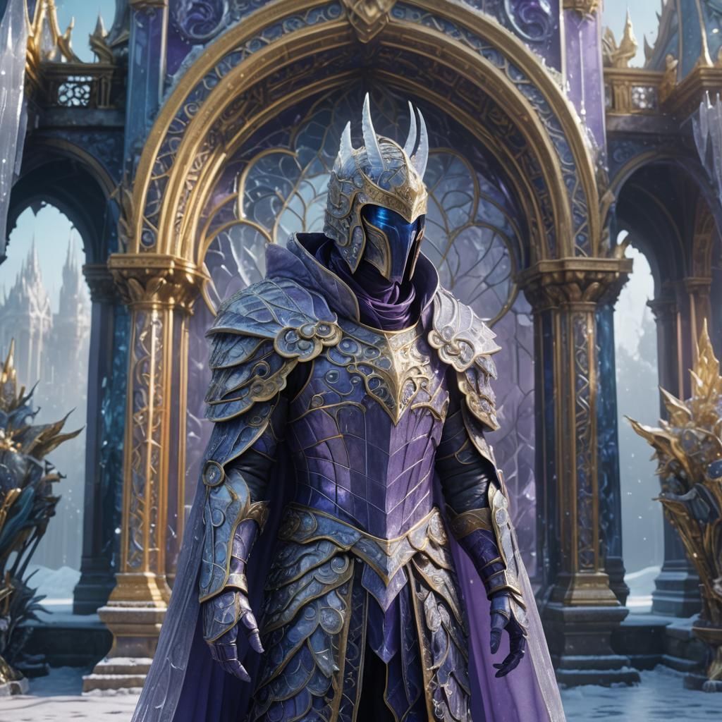 Icy Guardian in Crystal Palace: Fantasy Concept Art