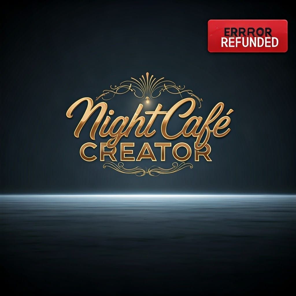 Vast Gray Plain with Art Deco Text and Error