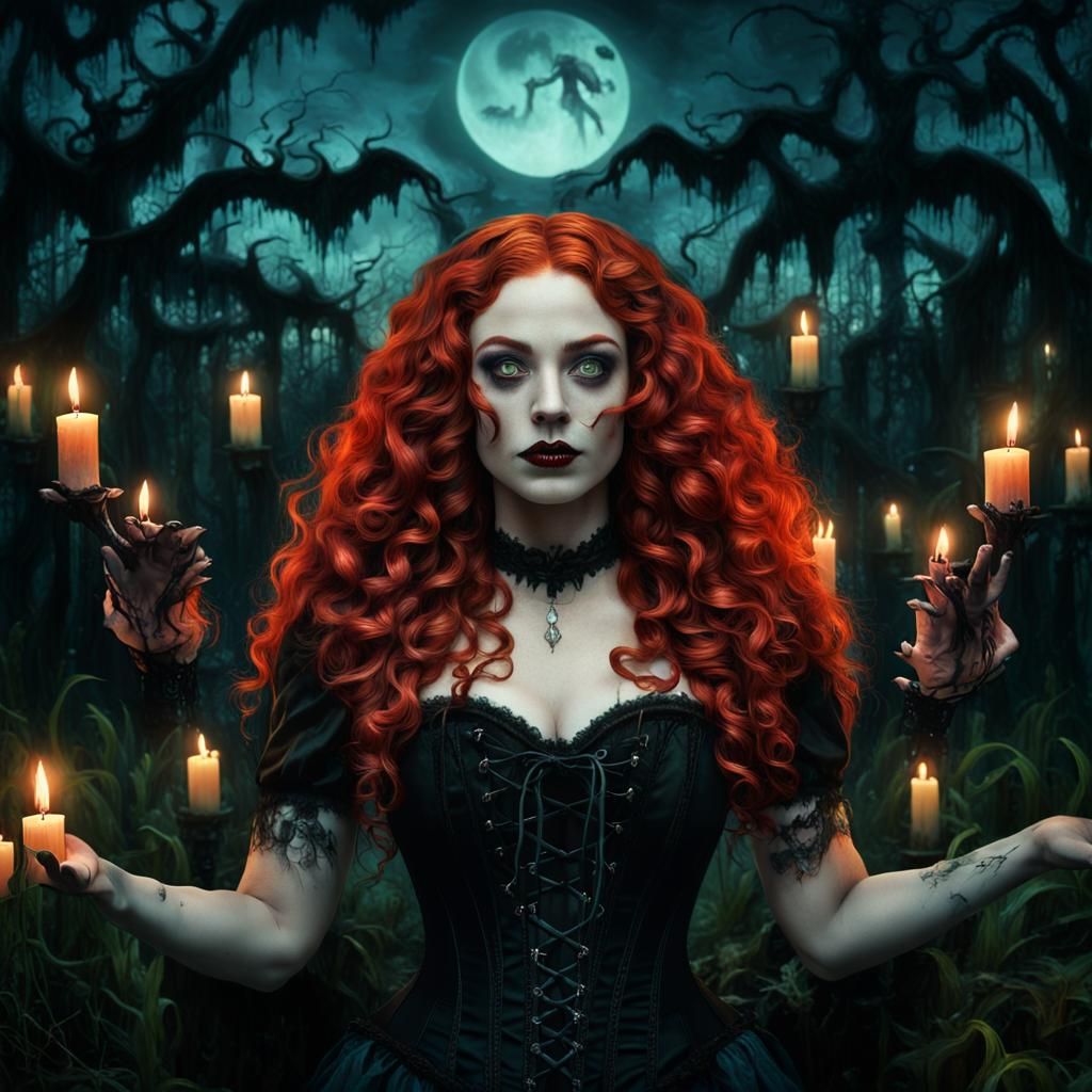 Cajun Bayou Witch Summons Ghosts in Louisiana Swamp