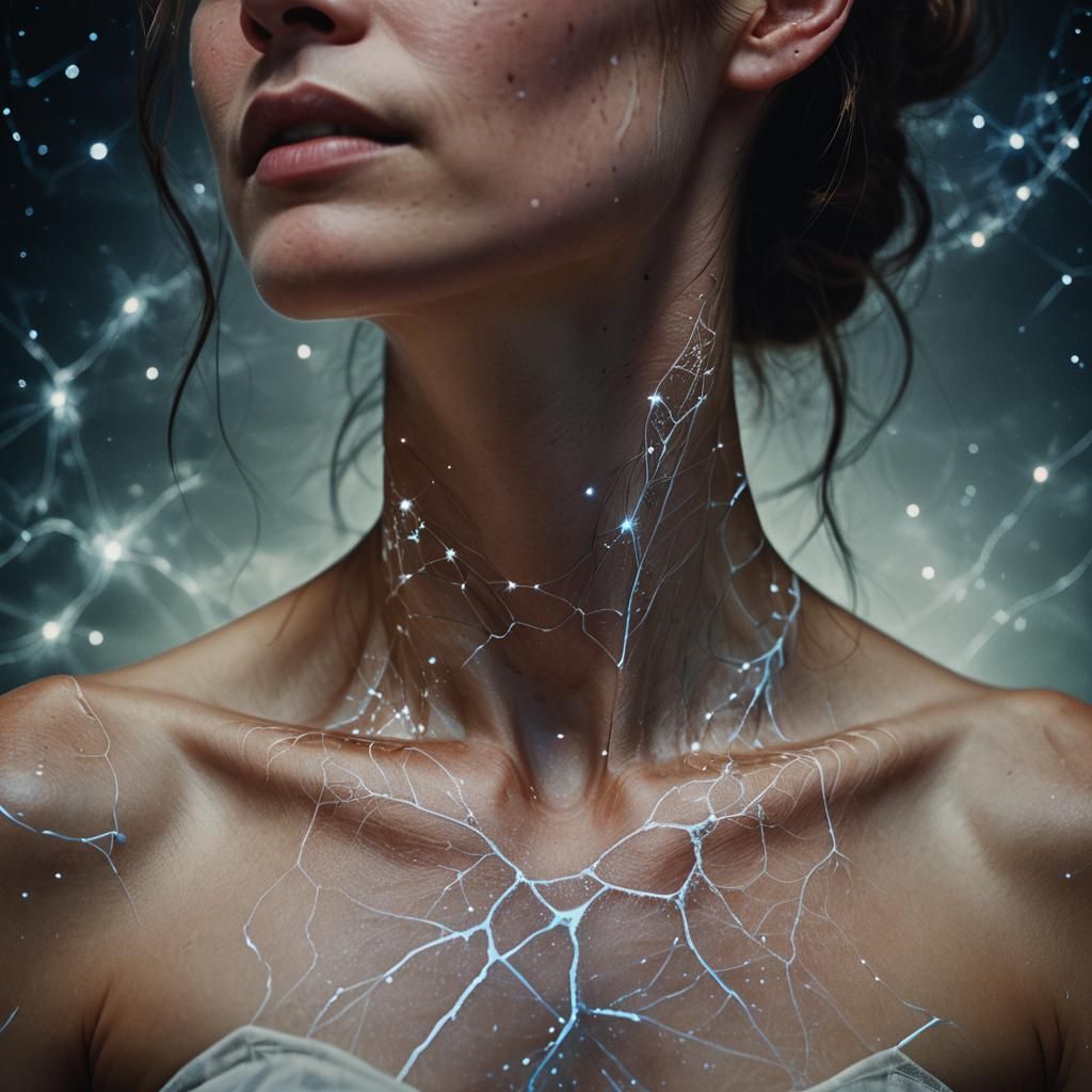 Glowing Constellations Underneath Translucent Skin: Cinemati...