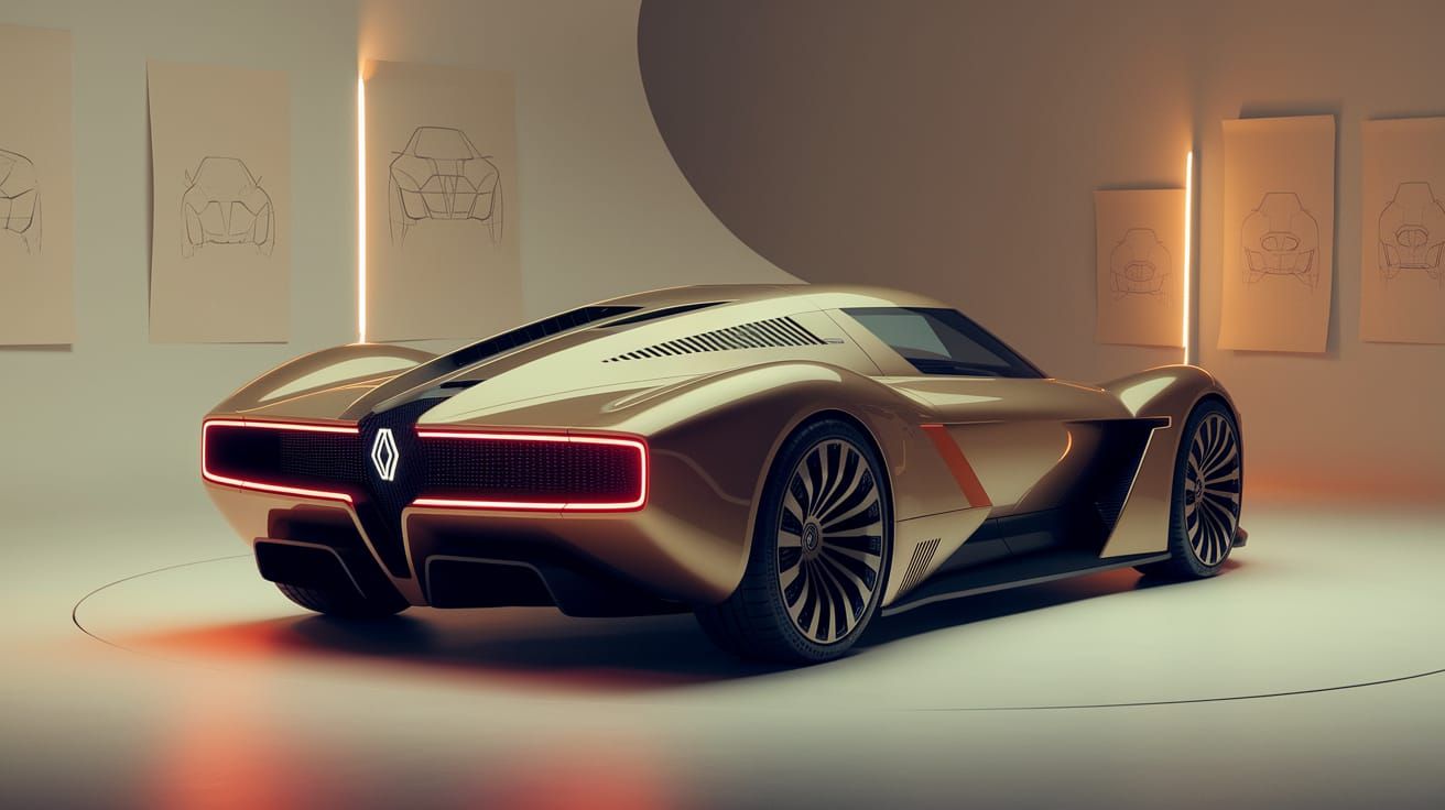 Modernized Renault 8 Gordini Concept Car