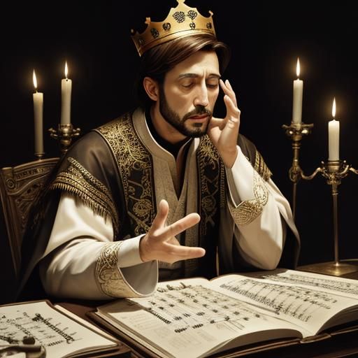 The baffled king composing Hallelujah