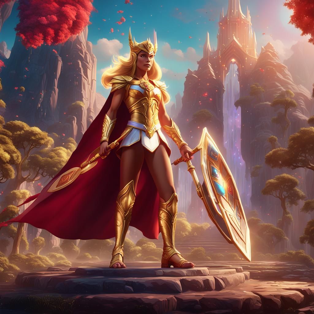 She-Ra: Princess of Power, Detailed Matte Painting