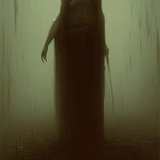 Dystopian Financial Future in Horror Illustration Style