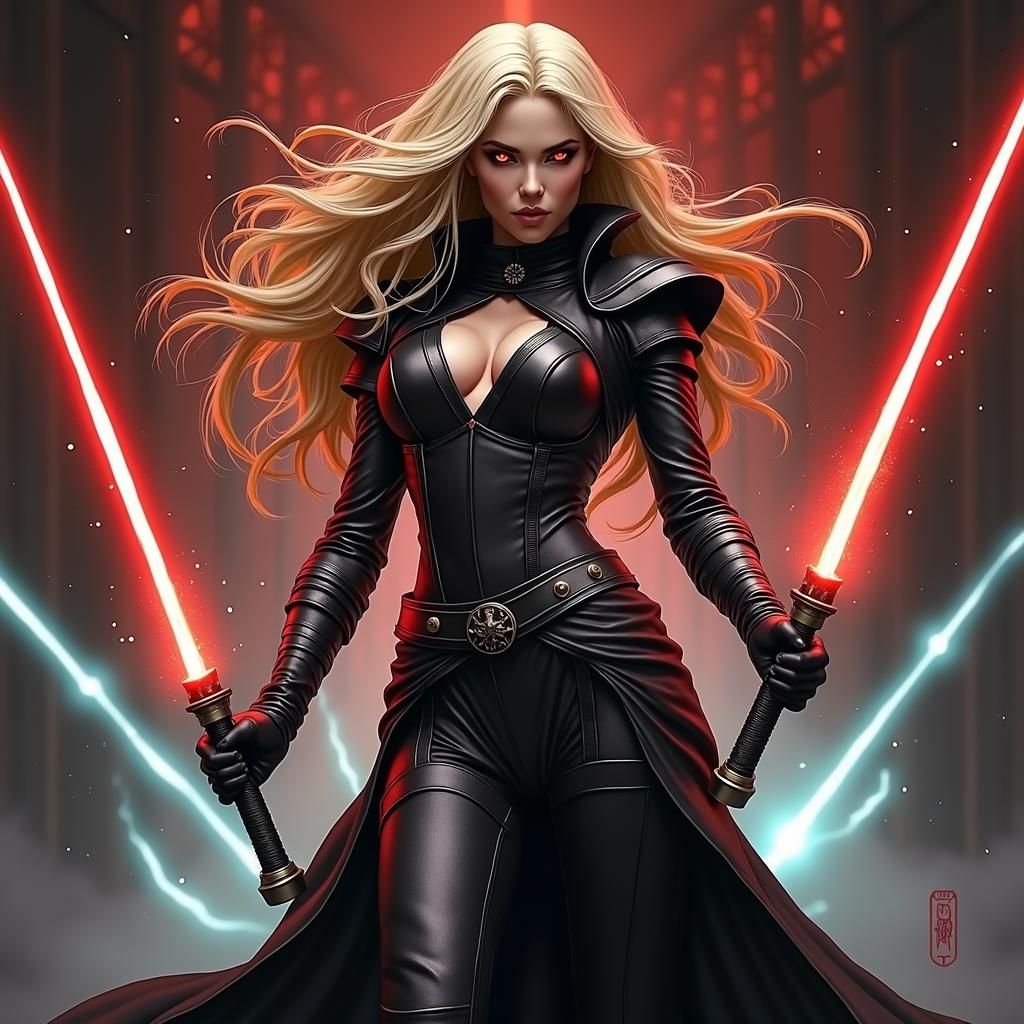 Darth Zannah: Dark Fantasy Concept Art