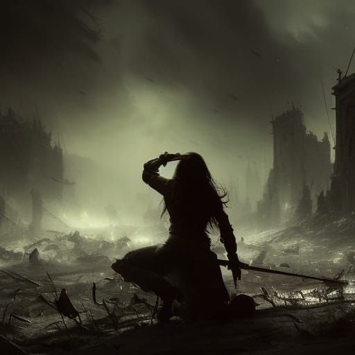 Bloody Battlefield: Dark Fantasy Concept Art