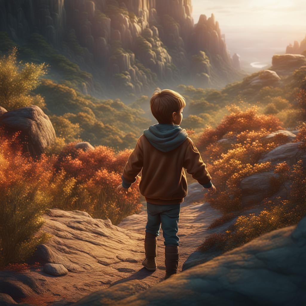 Boy's Tender Embrace: An Earthy Fantasy