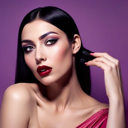 Black Panther Portrait in Natalie Shau Style