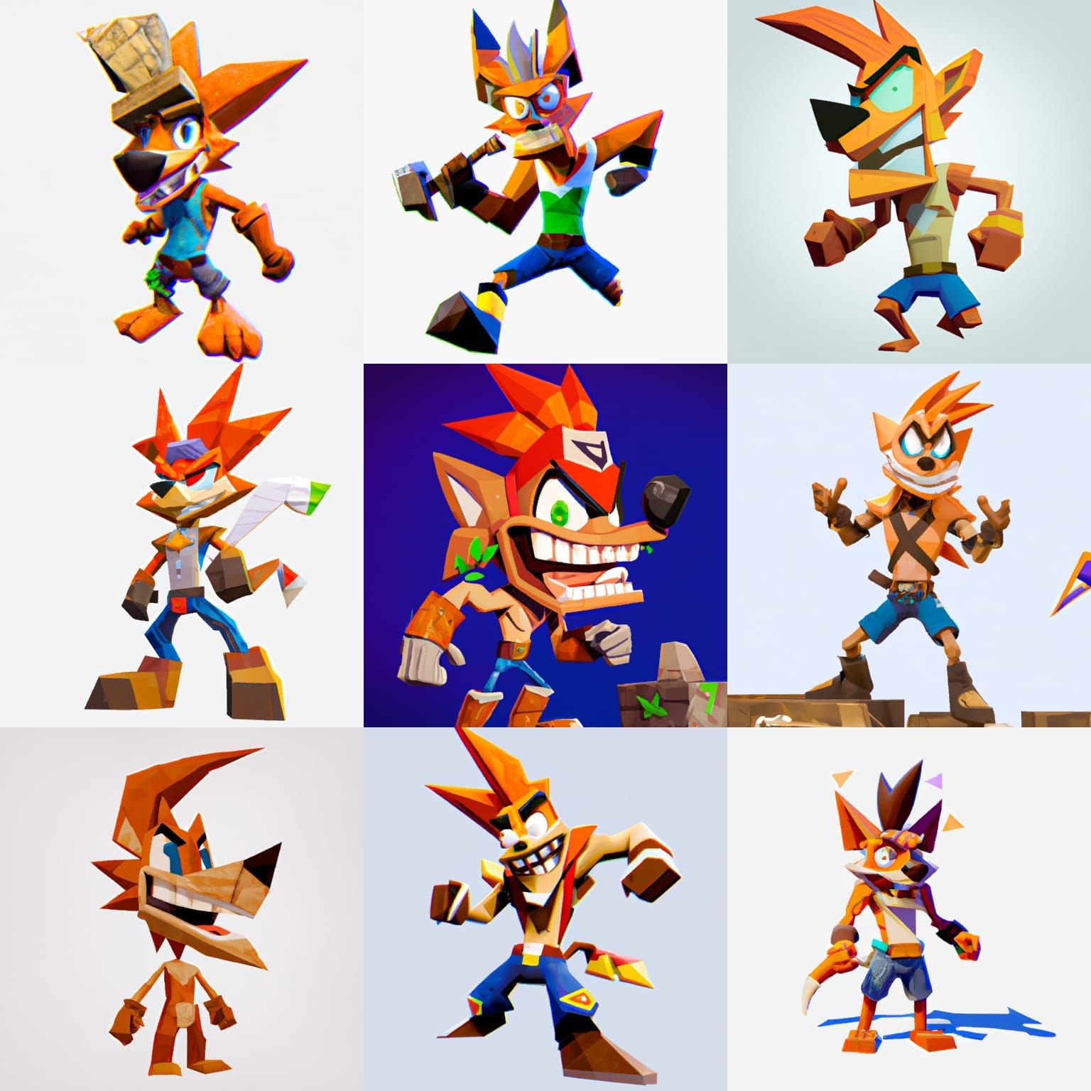 Old School Crash Bandicoot