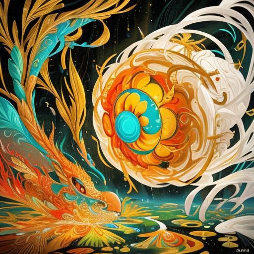 Microbiology Art Inspired by Haeckel: Surreal and Organic