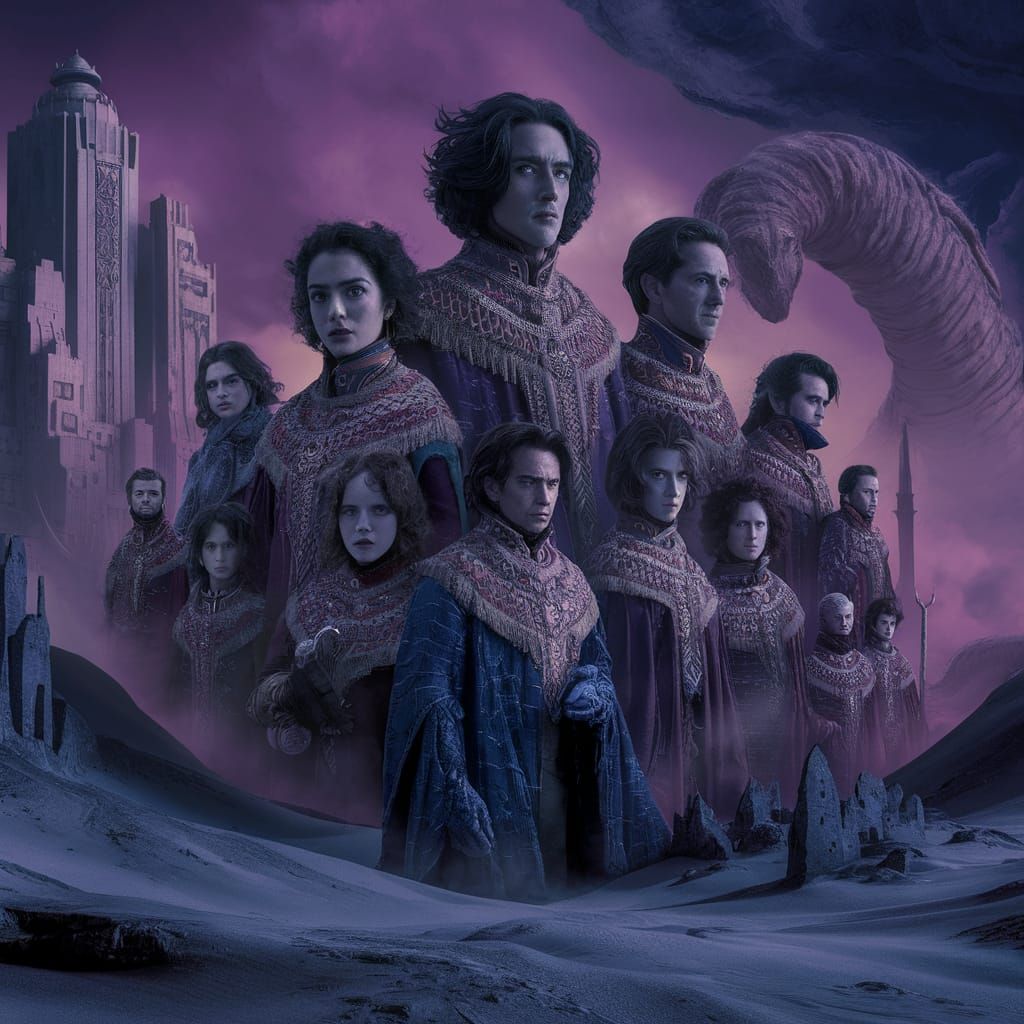 Surreal Scene from Dune Adaptation