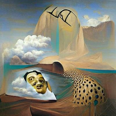 Abstract Surrealist Composition