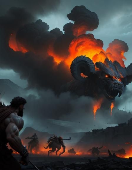 Hercules Battles Inner Demons in War-Torn Mindscape