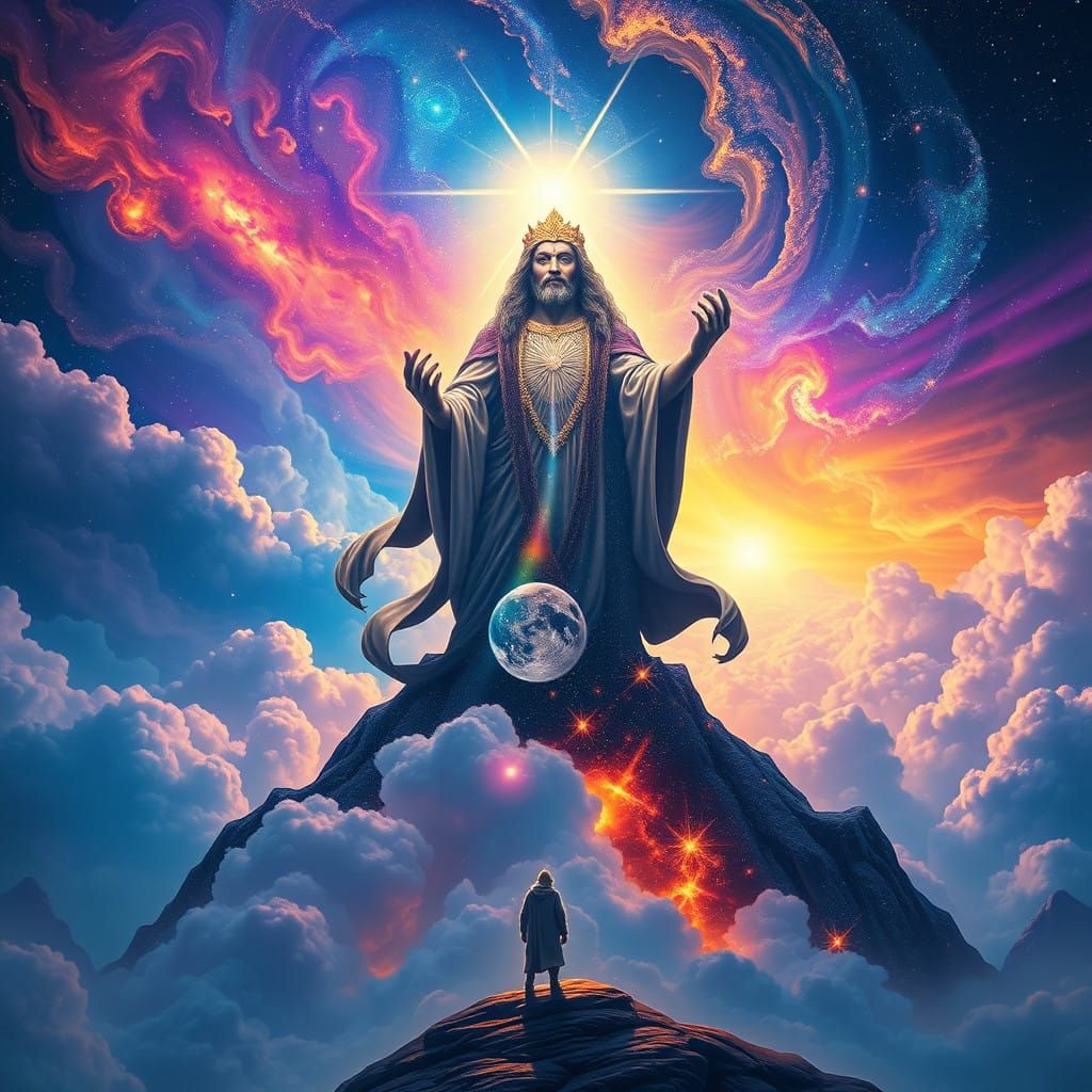 Omnipotent Deity Reigns Supreme in Celestial Majesty