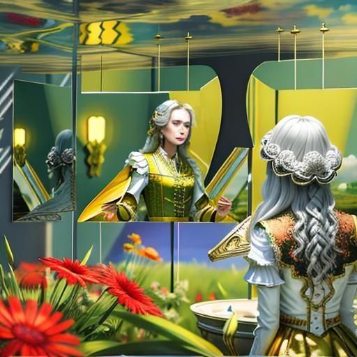 Ethereal Sky with Sunrays in 3D Render