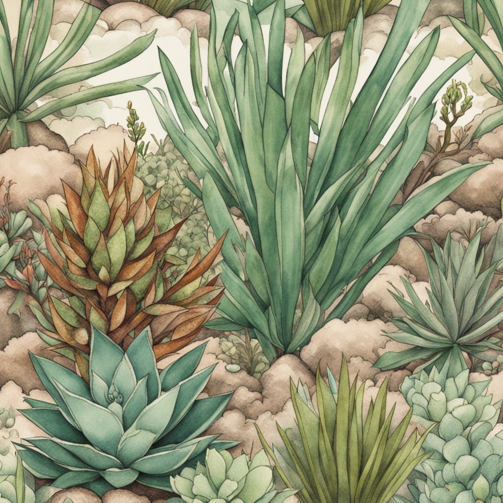 Botanical Illustration: Desert Flora Sketch