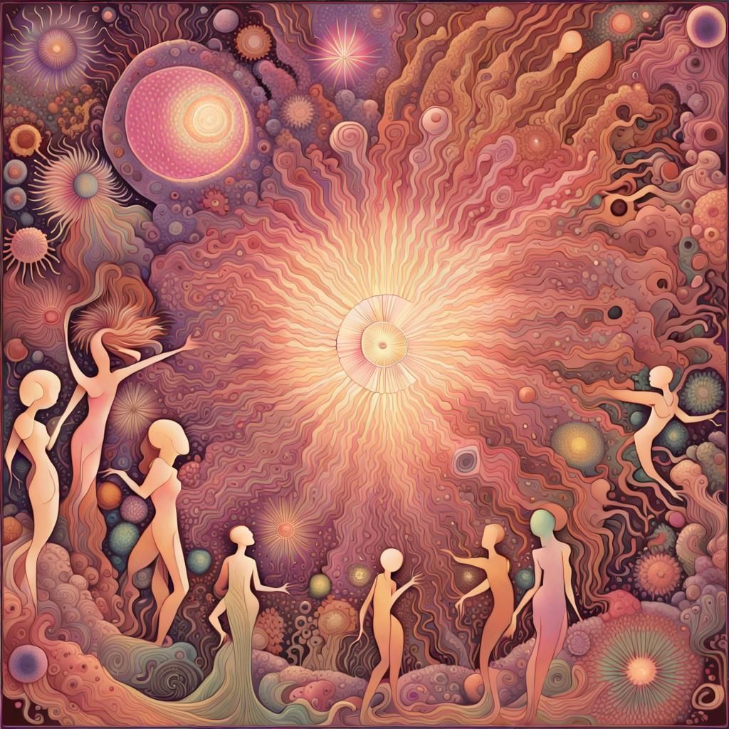 Radiant Dance: A Polychromatic Land of Light