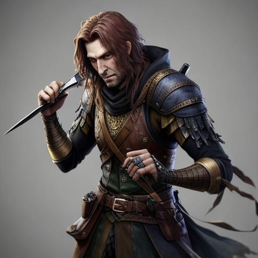 Ornate Fantasy Lockpick Digital Rendering