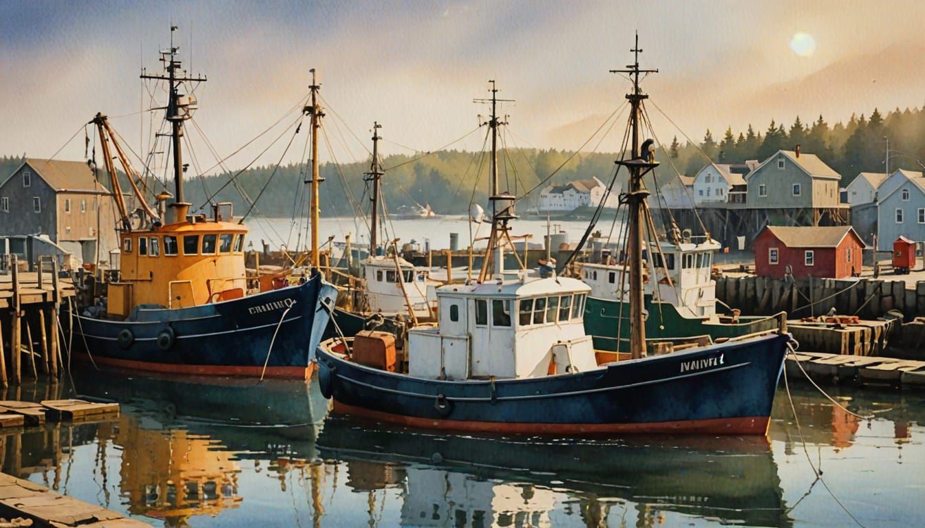 A New England fishing port