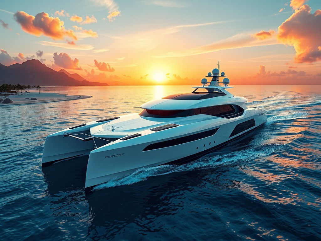 Royal Falcon One" by Porsche, 41m Spaceship Inspired Superya...