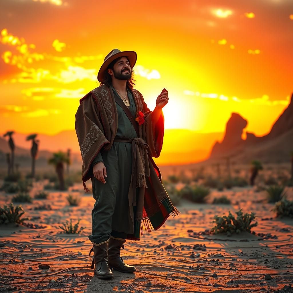 Pilgrim's Desert Encounter with Hippie Jesus