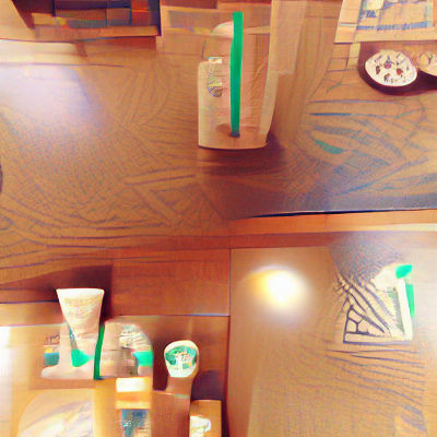 AI-Generated Starbucks Storefront