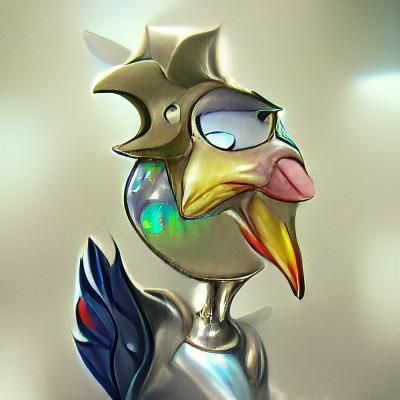 Simple AI-Generated Bird Image