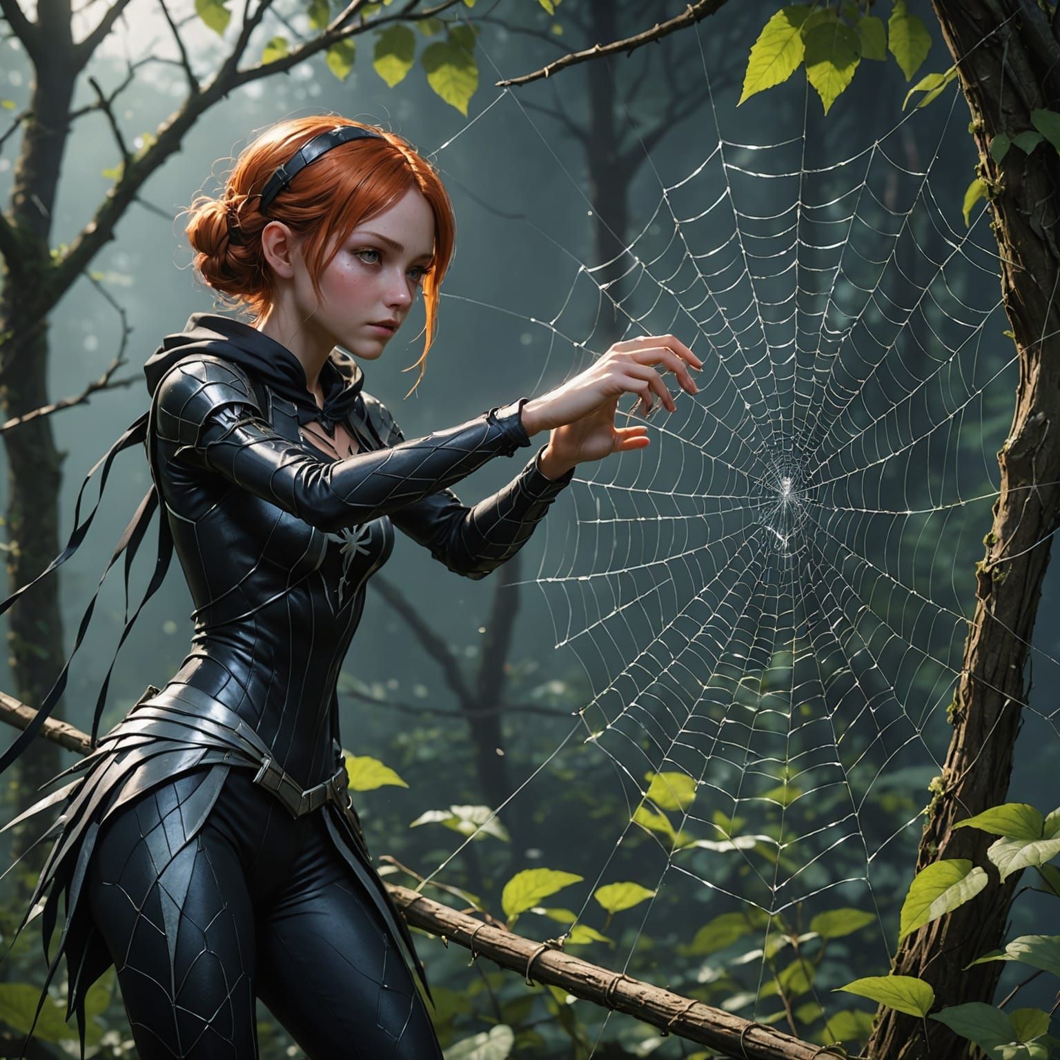 Morton Rescues Fairy From Spider Web