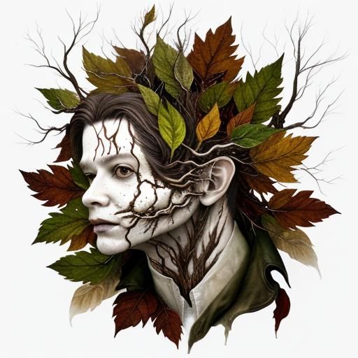 Surreal Root Creature in Double Exposure Cityscape