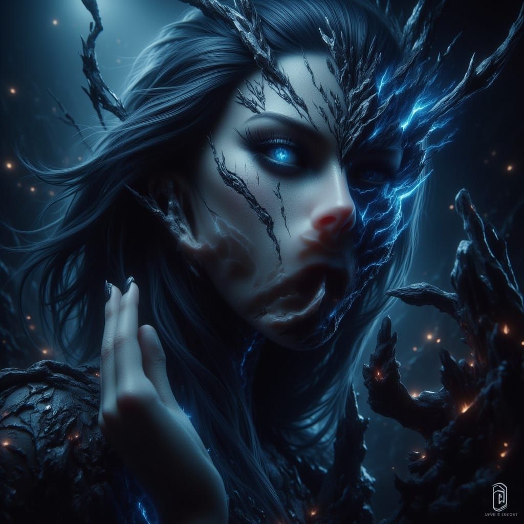 Darkness and Demon Witch: A Forbidden Love