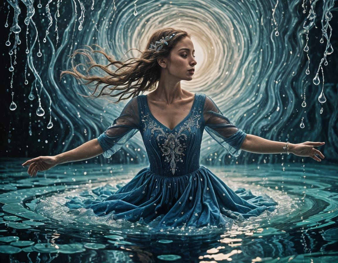 Exotic Fractal Dancer by Edmund Dulac