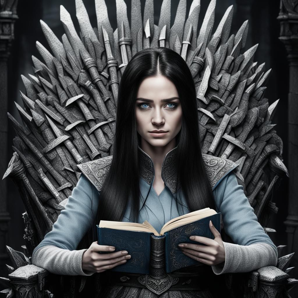 Young Woman on the Iron Throne
