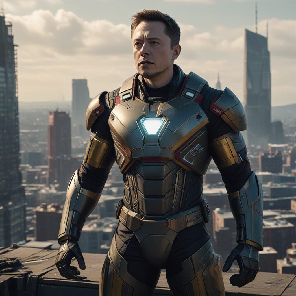 Elon Musk as the Avengers: A Cinematic Marvel Mashup