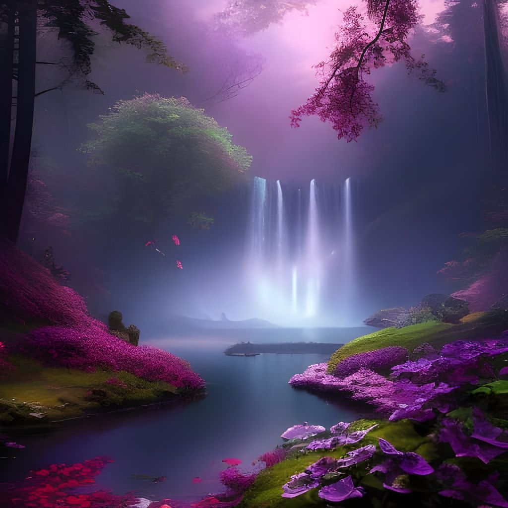 Fantastical Dreamcore Scene in Detailed Matte Painting