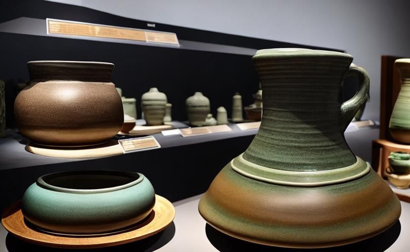 Eccentric Clay Pottery Museum Exhibit