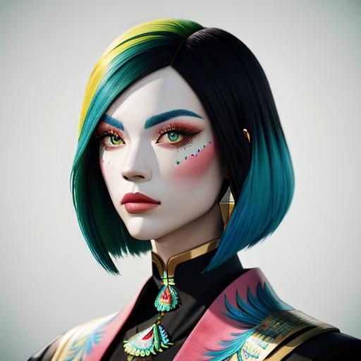 Vibrant Cloisonné Design in High Resolution