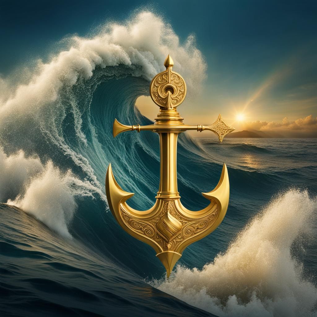 Poseidon's Golden Trident Opens the Sea