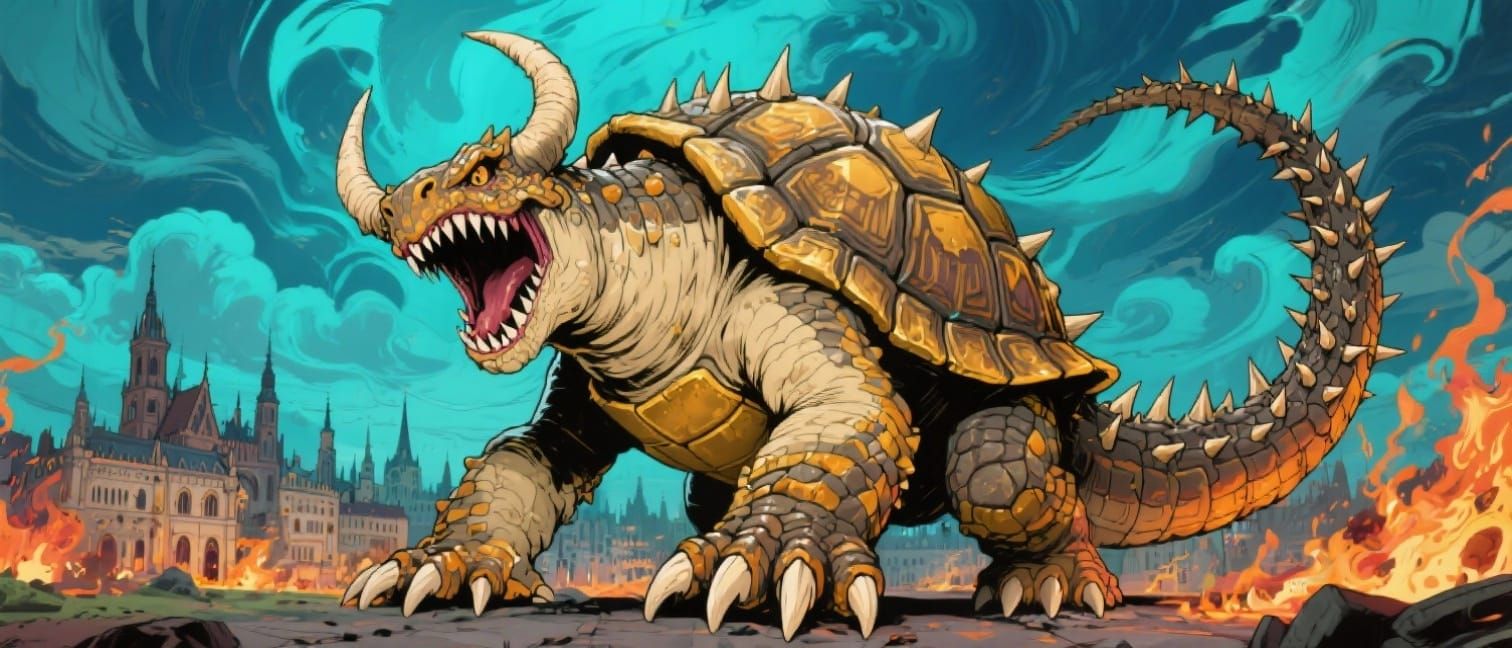 Tarrasque Rampage: Kingdom in Flames