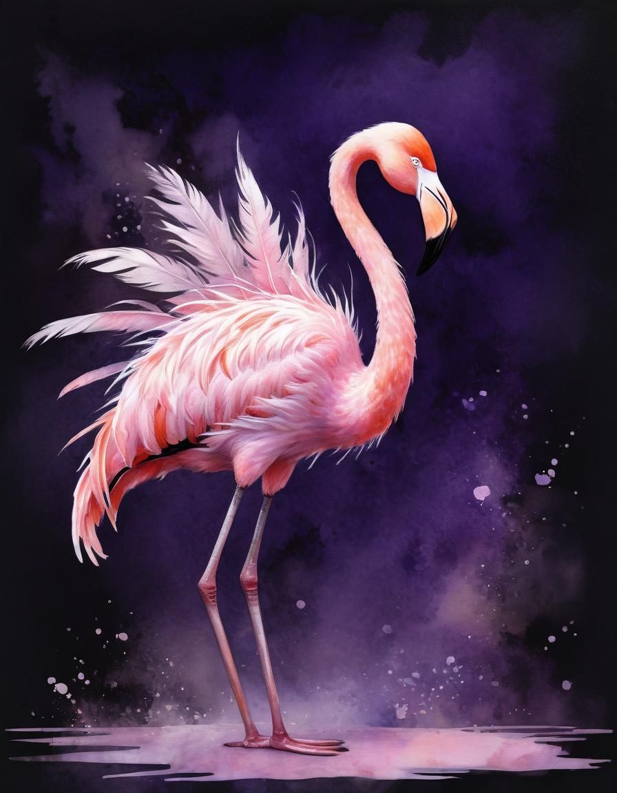 Pink flamingo