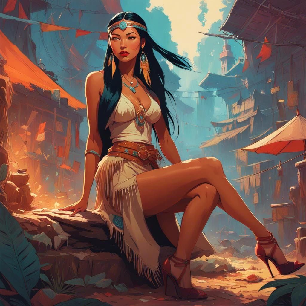 Fairy Tales: Pocahontas (Pinup)